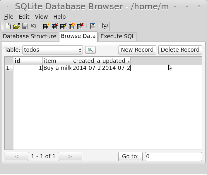 populating sqlite database